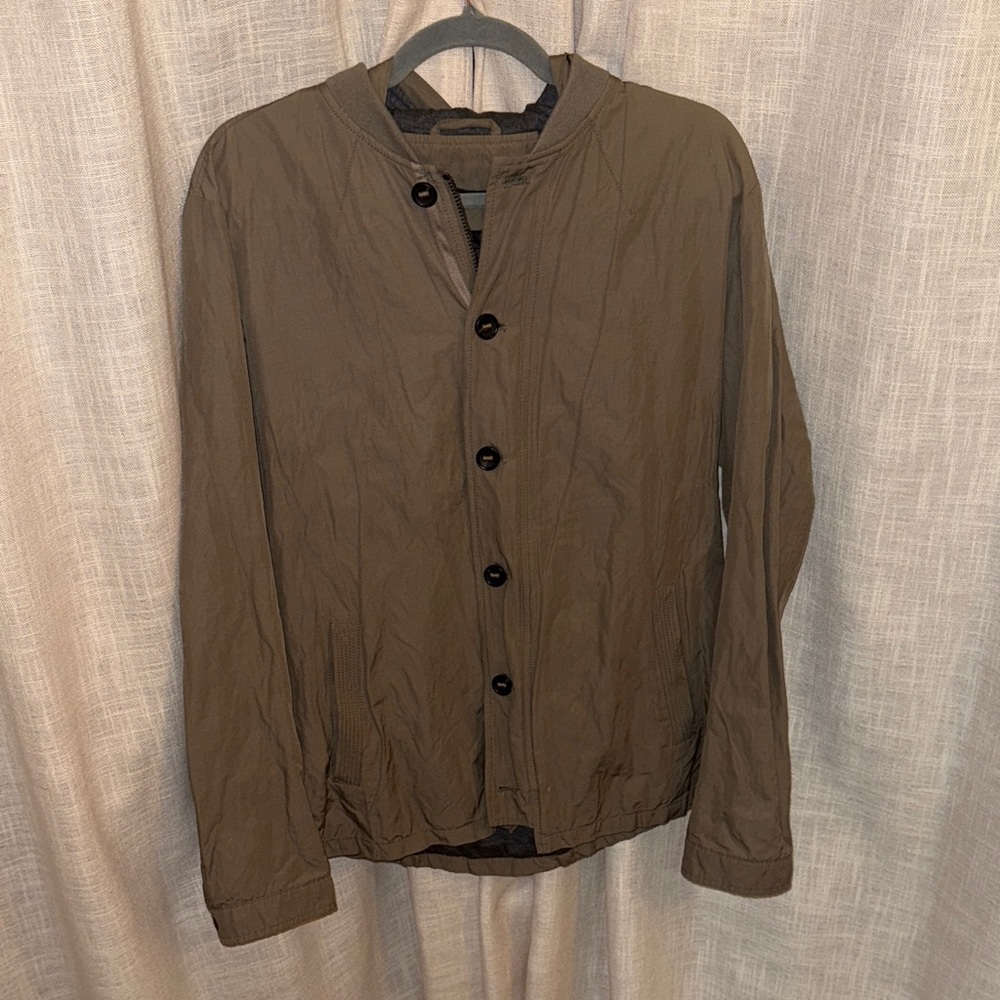 John Varvatos Olive Lightweight Jacket